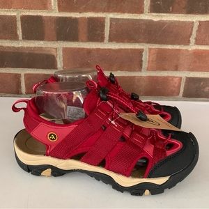 ATIKA Women's Sports Sandals Trail Outdoor Red Closed Toe US 8 M NEW